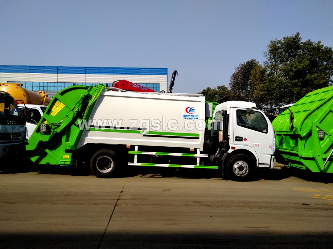 東風(fēng)大多利卡8方壓縮垃圾車_壓縮垃圾車液壓