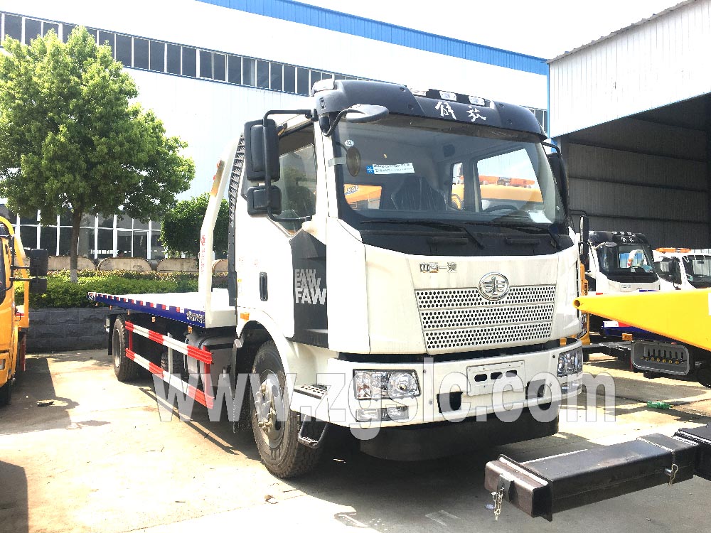 解放J6一拖二清障車（國五）