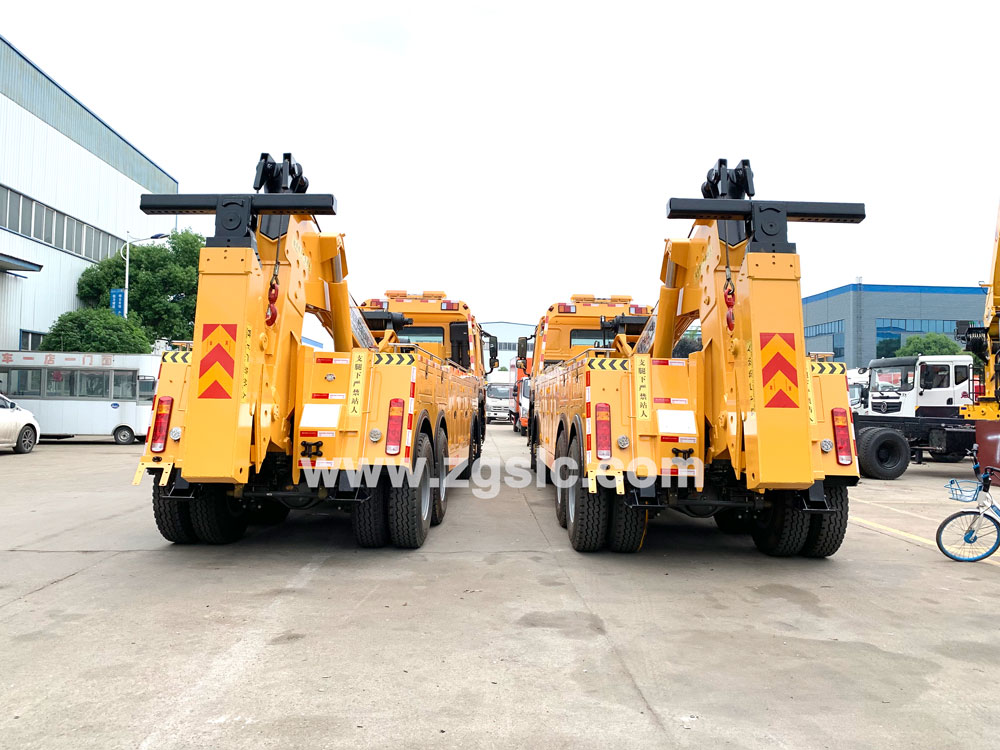 重汽前四后八拖吊聯體清障車_重汽前四后八拖吊聯體清障車型號