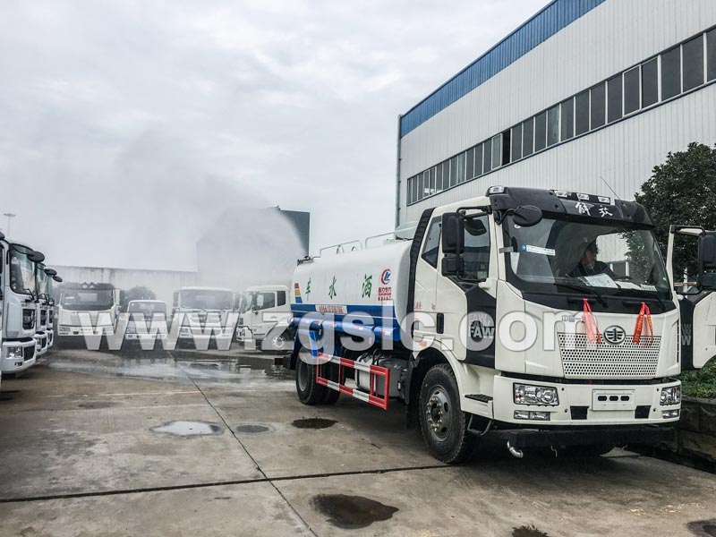 14方解放J6灑水車-廠家價格