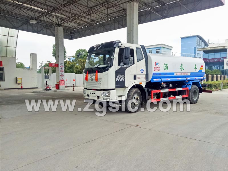 14方解放J6灑水車-廠家價格