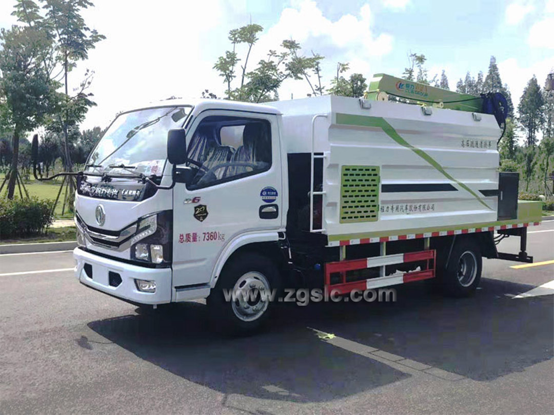 程力集團國六東風小多利卡高壓疏通清淤車