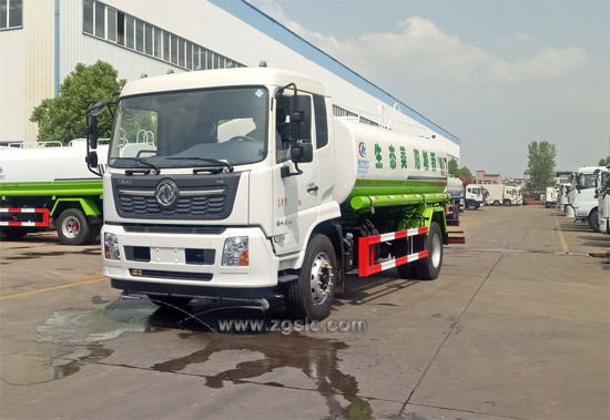 國六東風天錦14方灑水車圖片配置