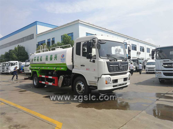 國六東風天錦14方灑水車價格