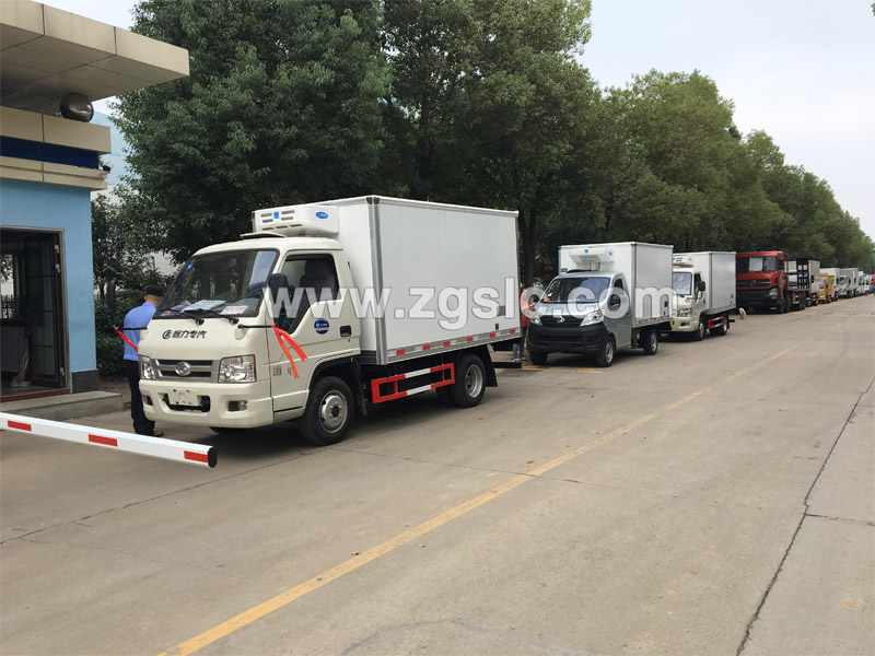 藍牌廂式冷藏車價格