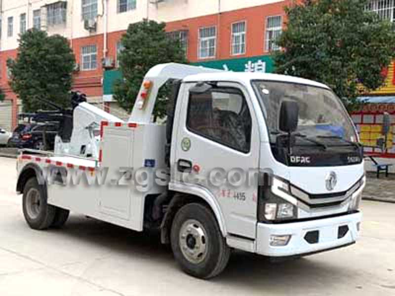 （國六）東風小多利卡拖吊連體清障車_國六清障車多少錢